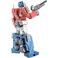The Transformers: More than Meets the Eye - Optimus Prime Figure Model Kit (Steel, Moderate Difficulty) - Fascinations - Metal Earth Series