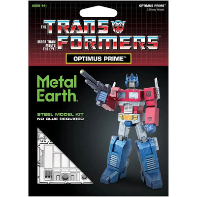 The Transformers: More than Meets the Eye - Optimus Prime Figure Model Kit (Steel, Moderate Difficulty) - Fascinations - Metal Earth Series