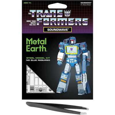 The Transformers: More than Meets the Eye - Soundwave Figure Model Kit (Steel, Moderate Difficulty) - Fascinations - Metal Earth Series