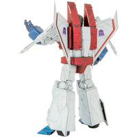 The Transformers: More than Meets the Eye - Starscream Figure Model Kit (Steel, Moderate Difficulty) - Fascinations - Metal Earth Series