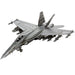The United States Navy - Boeing F/A-18 Super Hornet Military Plane 3D Figure Model Kit (1:117 Scale, Steel, Hard Difficulty) - Fascinations - Metal Earth Series - (2023)