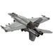 The United States Navy - Boeing F/A-18 Super Hornet Military Plane 3D Figure Model Kit (1:117 Scale, Steel, Hard Difficulty) - Fascinations - Metal Earth Series - (2023)