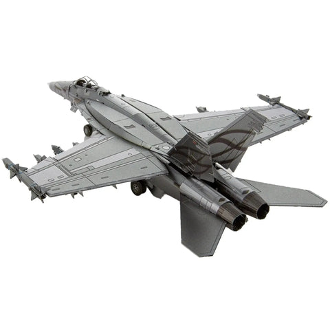 The United States Navy - Boeing F/A-18 Super Hornet Military Plane 3D Figure Model Kit (1:117 Scale, Steel, Hard Difficulty) - Fascinations - Metal Earth Series - (2023) - Image 4