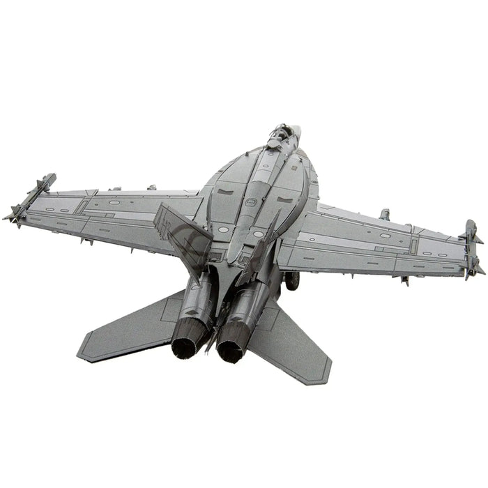The United States Navy - Boeing F/A-18 Super Hornet Military Plane 3D Figure Model Kit (1:117 Scale, Steel, Hard Difficulty) - Fascinations - Metal Earth Series - (2023)