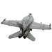 The United States Navy - Boeing F/A-18 Super Hornet Military Plane 3D Figure Model Kit (1:117 Scale, Steel, Hard Difficulty) - Fascinations - Metal Earth Series - (2023)
