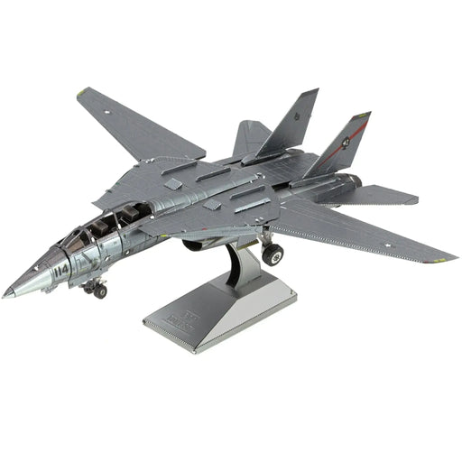 The United States Navy - Grumman F-14 Tomcat Fighter Jet 3D Figure Model Kit (1:130 Scale, Steel, Hard Difficulty) - Fascinations - Metal Earth Series - (2024)