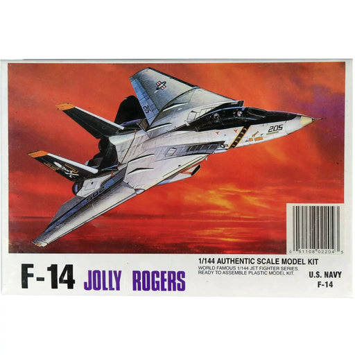 The United States Navy - Jolly Rogers F-14 Tomcat Military Plane Model Kit (1:144 Scale, Plastic) - LEE - Jet FIghter Series (4)