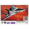 The United States Navy - Jolly Rogers F-14 Tomcat Military Plane Model Kit (1:144 Scale, Plastic) - LEE - Jet FIghter Series (4)