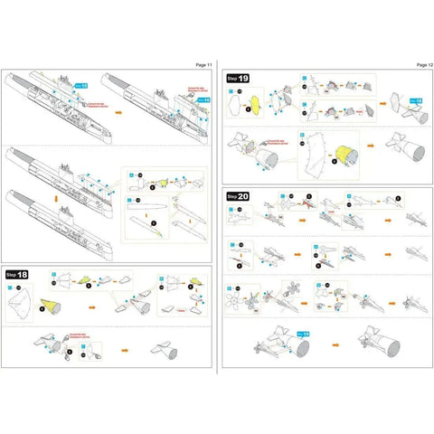 The United States Navy - USS Nautilus Nuclear Powered Submarine Ship Figure Model Kit (1:342 Scale, Steel, Challenging Difficulty) - Fascinations - Metal Earth Premium Series