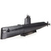 The United States Navy - USS Nautilus Nuclear Powered Submarine Ship Figure Model Kit (1:342 Scale, Steel, Challenging Difficulty) - Fascinations - Metal Earth Premium Series