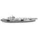 The United States Navy - Unpainted USS Theodore Roosevelt CVN-71 Aircraft Carrier Ship Figure Model Kit (Steel, Expert Difficulty) - Fascinations - Metal Earth Premium Series