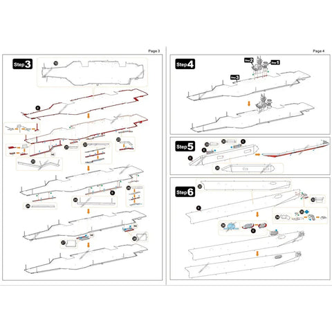 The United States Navy - Unpainted USS Theodore Roosevelt CVN-71 Aircraft Carrier Ship Figure Model Kit (Steel, Expert Difficulty) - Fascinations - Metal Earth Premium Series