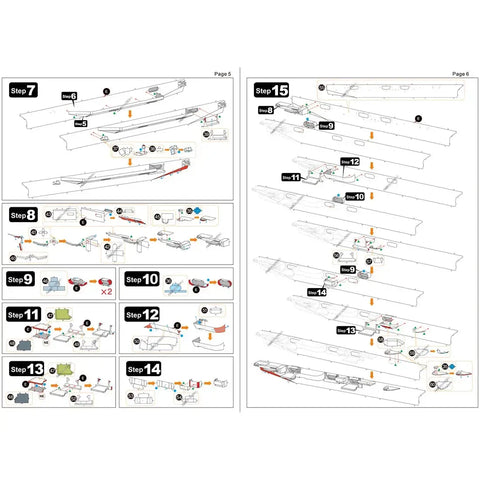 The United States Navy - Unpainted USS Theodore Roosevelt CVN-71 Aircraft Carrier Ship Figure Model Kit (Steel, Expert Difficulty) - Fascinations - Metal Earth Premium Series