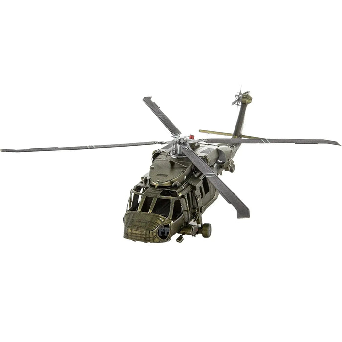 The United States - Sikorsky UH-60 Black Hawk Helicopter 3D Figure Model Kit (1:122 Scale, Steel, Easy Difficulty) - Fascinations - Metal Earth Series - (2024)
