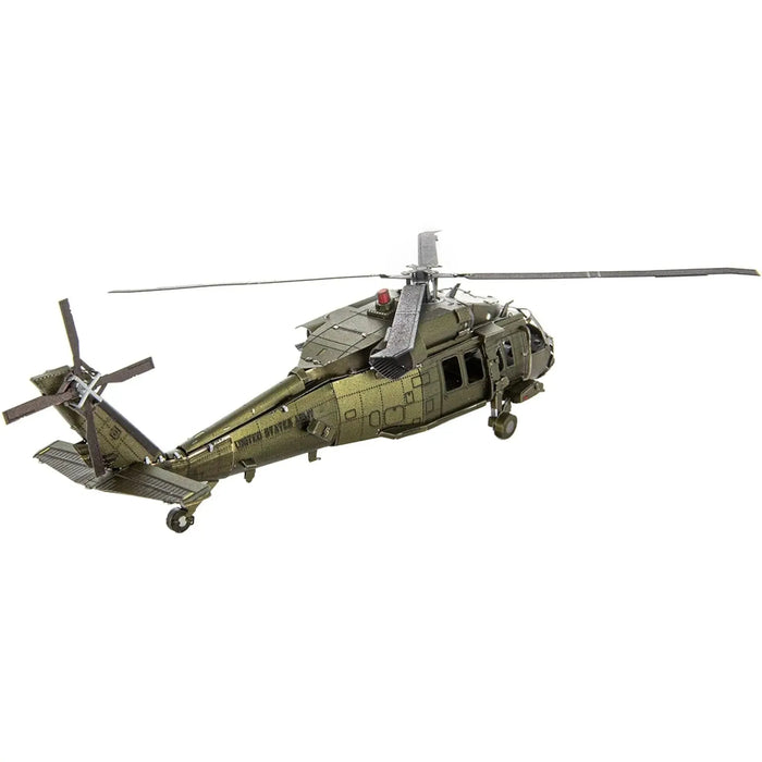 The United States - Sikorsky UH-60 Black Hawk Helicopter 3D Figure Model Kit (1:122 Scale, Steel, Easy Difficulty) - Fascinations - Metal Earth Series - (2024)
