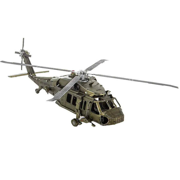 The United States - Sikorsky UH-60 Black Hawk Helicopter 3D Figure Model Kit (1:122 Scale, Steel, Easy Difficulty) - Fascinations - Metal Earth Series - (2024)