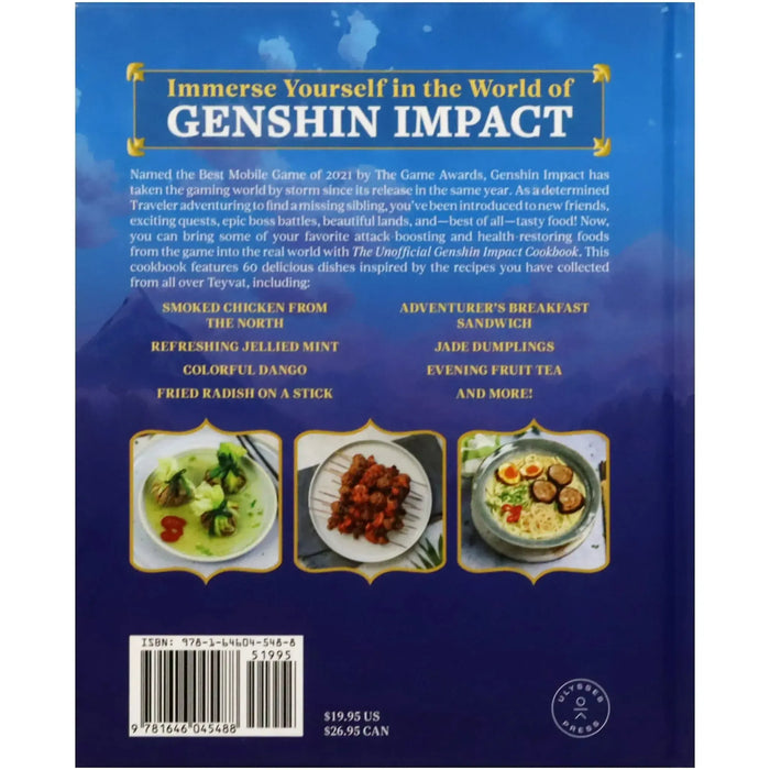 The Unofficial Genshin Impact Cookbook - 60 Adventurous Recipes Inspired by the Fan-Favorite Video Game - by Kierra Sondereker, Nevyana Dimitrova - Hardcover