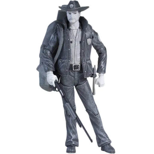 The Walking Dead (Comic) - Black And White Officer Rick Grimes Action Figure - McFarlane Toys - Series 1 (2011)