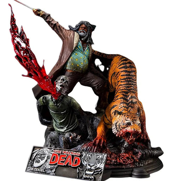 The Walking Dead (Comic) - Ezekiel and Shiva Resin Statue Figure - McFarlane Toys - Series (2018)