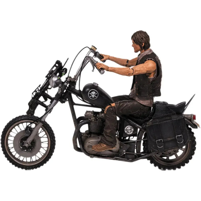 The Walking Dead - Daryl Dixon with Chopper Motorcycle Action Figure Set (5") - McFarlane Toys