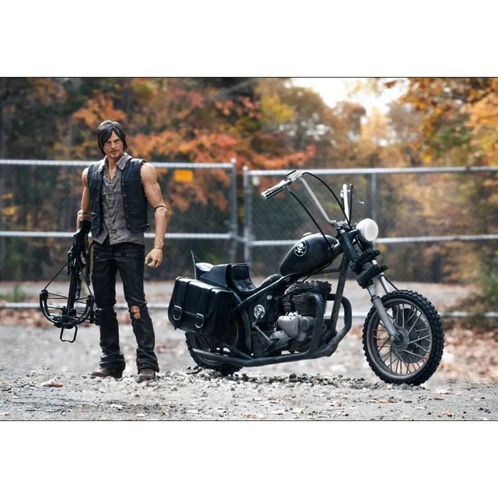 The Walking Dead - Daryl Dixon with Chopper Motorcycle Action Figure Set (5") - McFarlane Toys