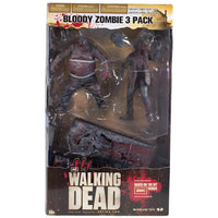 The Walking Dead (TV) - Black & White Zombie 3 Pack Action Figure - McFarlane...- Image 1