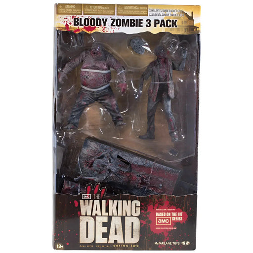 The Walking Dead (TV) - Black & White Zombie 3 Pack Action Figure - McFarlane Toys - Series (2012)