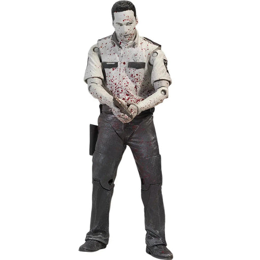 The Walking Dead (TV) - Bloody Black And White Deputy Rick Grimes Action Figure - McFarlane Toys - Series 1 (2011)