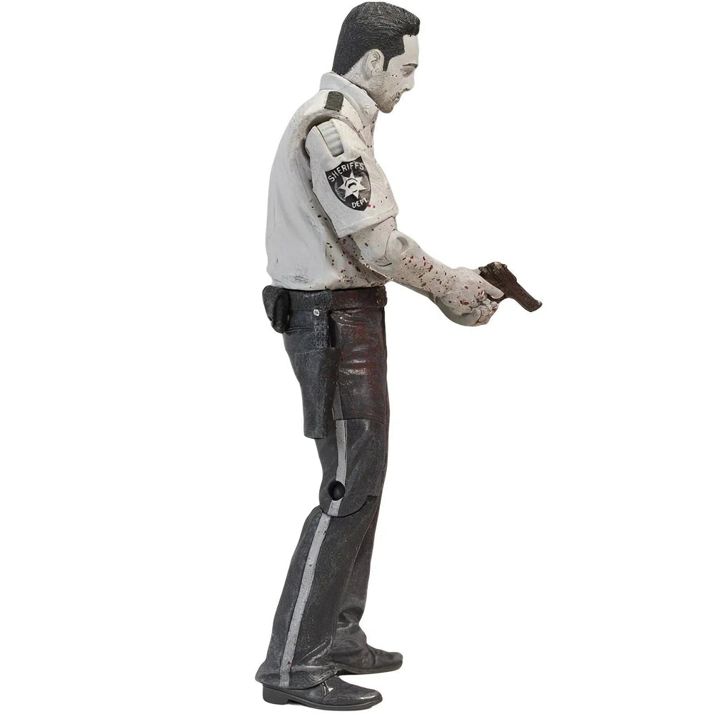 The Walking Dead (TV) - Bloody Black And White Deputy Rick Grimes Action Figure - McFarlane Toys - Series 1 (2011)