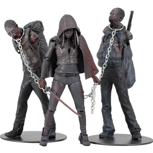 The Walking Dead (TV) - Bloody Black And White Michonne 3 pack Action Figure - McFarlane Toys - Series (2013)