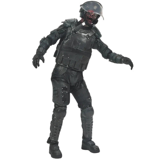 The Walking Dead (TV) - Gas Mask Riot Gear Zombie Action Figure (5") - McFarlane Toys - Series 4 (2013)