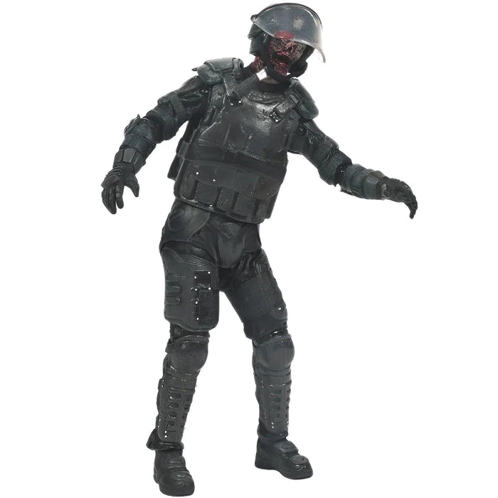 The Walking Dead (TV) - Gas Mask Riot Gear Zombie Action Figure (5") - McFarlane Toys - Series 4 (2013)
