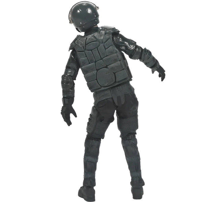 The Walking Dead (TV) - Gas Mask Riot Gear Zombie Action Figure (5") - McFarlane Toys - Series 4 (2013)