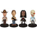 The Walking Dead (TV) - Mini Wacky Wobbler 4-Pack Bobble-Head Figure Set (3") - Funko - (2014)