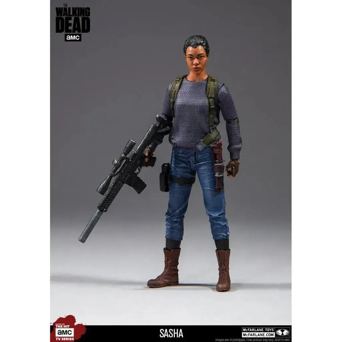 The Walking Dead (TV) - Sasha Action Figure (5") - McFarlane Toys - Series 10, Exclusive Edition (2017)