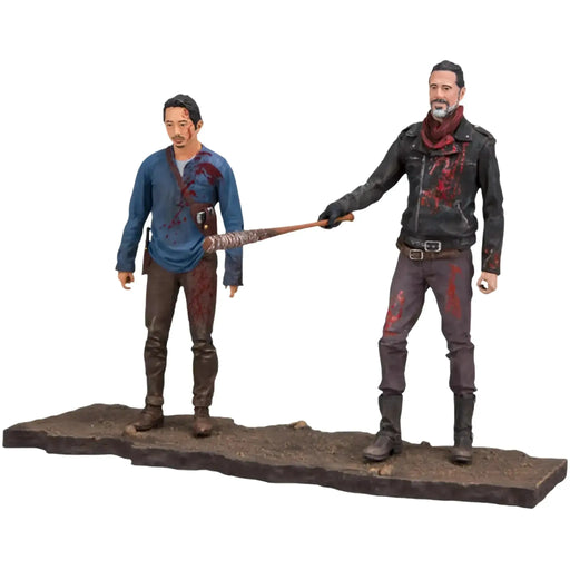 The Walking Dead (TV) [Season 7] - Negan & Glenn Deluxe Boxed Action Figure Set (5.25" / 4.75") - McFarlane Toys - (2017)