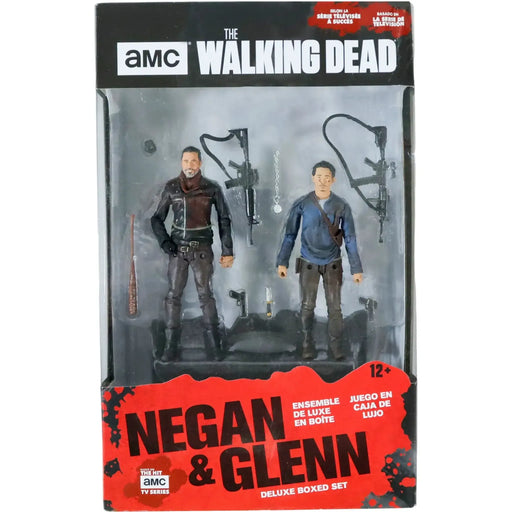 The Walking Dead (TV) [Season 7] - Negan & Glenn Deluxe Boxed Action Figure Set (5.25" / 4.75") - McFarlane Toys - (2017)
