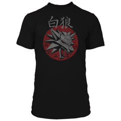 The Witcher 3: Wild Hunt - The White Wolf Graphic T-Shirt (Black) - J!NX