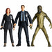 The X-Files - Fight the Future 3-Pack Action Figure Set (Agent Fox Mulder, Agent Dana Scully & Attack Alien) - McFarlane Toys - Ultra Action Figures Series - (1998)