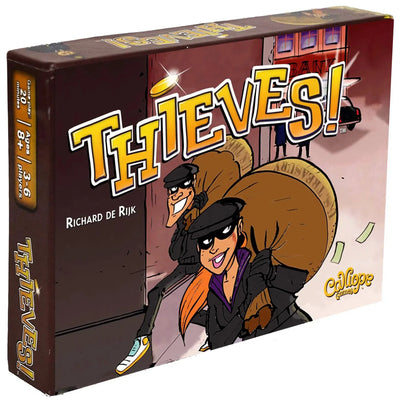 Thieves! - Bluffing Crime Card Game for Family, and Adults (3-6 Players, Ages 8+) - Calliope Games