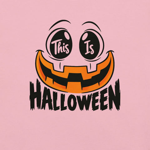 This Is Halloween T-Shirt - Spooky Pumpkin Face Graphic Tee - Image 10