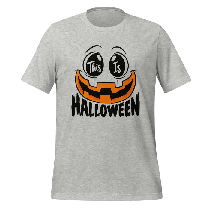 This Is Halloween T-Shirt - Spooky Pumpkin Face Graphic Tee