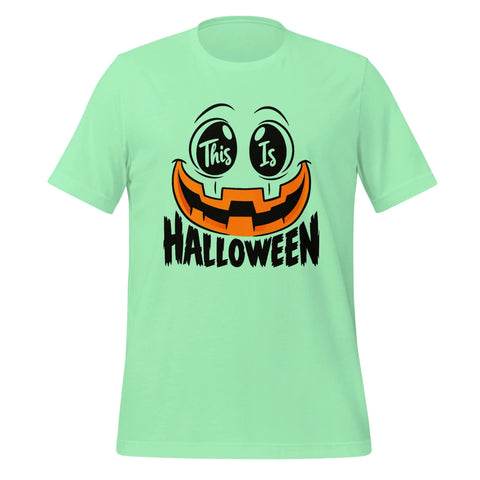 This Is Halloween T-Shirt - Spooky Pumpkin Face Graphic Tee - Image 21