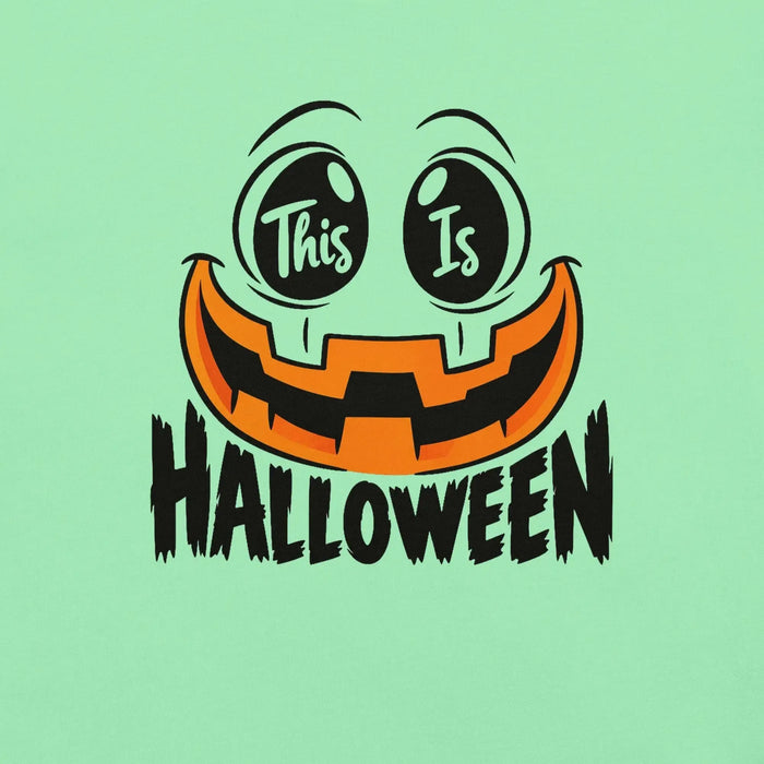 This Is Halloween T-Shirt - Spooky Pumpkin Face Graphic Tee