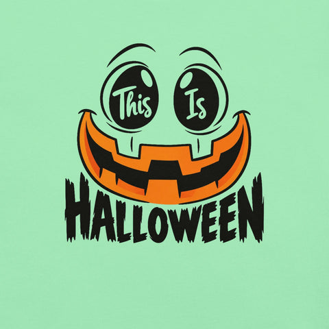 This Is Halloween T-Shirt - Spooky Pumpkin Face Graphic Tee - Image 22