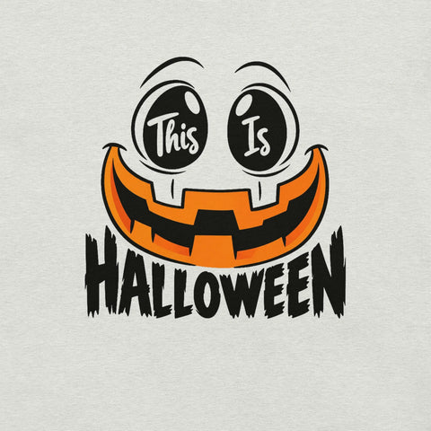 This Is Halloween T-Shirt - Spooky Pumpkin Face Graphic Tee - Image 26