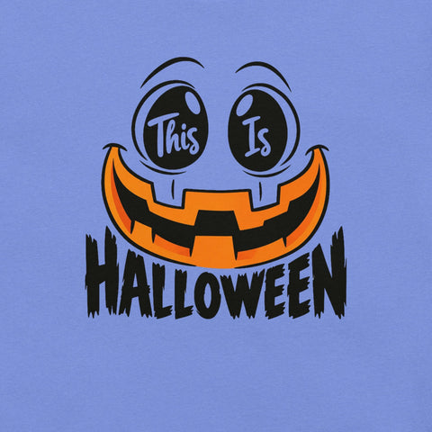 This Is Halloween T-Shirt - Spooky Pumpkin Face Graphic Tee - Image 2