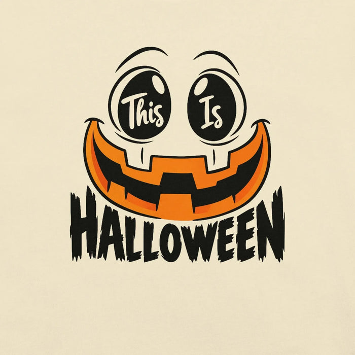 This Is Halloween T-Shirt - Spooky Pumpkin Face Graphic Tee