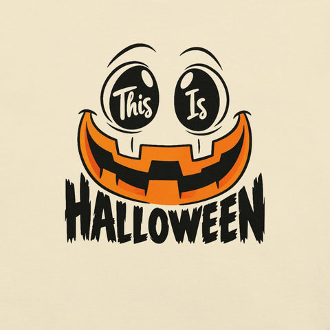 This Is Halloween T-Shirt - Spooky Pumpkin Face Graphic Tee - Image 30