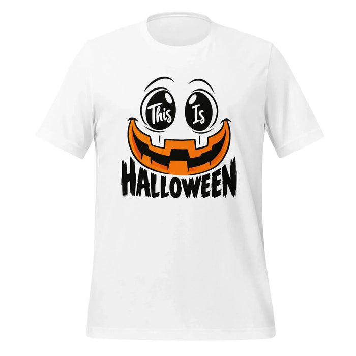 This Is Halloween T-Shirt - Spooky Pumpkin Face Graphic Tee